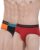 ONE8 by Virat Kohli Men’s Cotton Brief (Pack of 3) (203L1_Brick Red/Black/Orange_Small_Brick Red/Black/Orange_S)