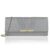 Lavie Women’s Frame Detachable Chain Sling Strap Clutch Bags (Silver)