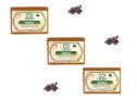 S2M Herbal Shikakai Soap (3 x 125 g) | Ayurvedic Herbal Soap Bar for Face & Body | Gentle Natural Cleansing | Made in India