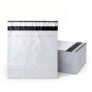 BonKaso Poly Courier Bags with POD Sleeve | 52 Micron Tamper Proof Waterproof Security Envelopes Cover | Self Adhesive Shipping Mailers for E Commerce Packaging