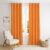 Kiara Creations Premium Long Crush Solid Semi-Sheer Curtains for Window- 5 Feet (Pack of 1) Orange