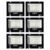 Desidiya Glass 200 Watt Ultra Thin Slim Ip66 Led Flood Light Outdoor Light (Pack of 6)