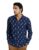 Amazon Brand – Symbol Men’s Regular Fit Cotton Ethnic Shirt Navy M