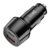 boAt 55W Car Charger with Dual Port USB-A and USB-C; Supports QC, PD & PPS Advanced Charging Protocols | 12-Layer Smart IC Protection | Compact, Lightweight, Heat & Scratch Resistant (Carbon Black)