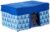 Amazon Brand – Solimo Printed Fabric Rectangular Storage Box, Medium, Set of 6, Medical Blue