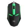 TAG EVE Wired Mouse with 3 Buttons, High Precision, 1000 DPI Optical Sensor, USB Interface, Breathing LED, Lightweight and Portable, Compatible with PC, Laptop (Black)