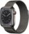 Apple Watch Series 8 GPS + Cellular with ECG app, Temperature sensor, Crash Detection(Graphite Milanese Strap, Regular)