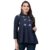 Mode Women’s Regular Fit Blouse (MFB0204_Navy
