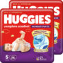 Huggies Complete Comfort Wonder Pants, India’s Fastest Absorbing Diaper | Pant Diapers – S(112 Pieces)