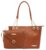 Bagsy Malone Tote Bag -Set of 2 | Handcrafted Side Tote Bag and Handbag for Office and College (Croco Tan)