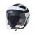 Steelbird SB-29 Case Open Face Helmet Black & Off White , Size: L(57-58 cm)