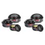 Home MILTON Ernesto Inner Stainless Steel Jr. Casserole Set of 3 (420 ml, 850 ml, 1.43 litres), Grey | Easy to Carry | Serving | Stackable (Pack of 2)