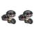 MILTON Ernesto Inner Stainless Steel Jr. Casserole Set of 3 (420 ml, 850 ml, 1.43 litres), Grey | Easy to Carry | Serving | Stackable (Pack of 2)