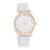 Titan Women Rubber Analog White Dial Watch-95125Wp01/Np95125Wp01, Band Color-White