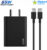 Flipkart SmartBuy 65 W PD 3 A Wall Charger for Mobile with Detachable Cable(Black)