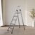 BonKaso Climb Lite 5‑Step Foldable Aluminium Ladder for Home – Anti‑Slip Steps & Edge Guards with Sure‑Hinge Technology, Lightweight & Durable Multi‑Purpose Step Ladder – (Black) – 2 Years Warranty