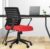 Da URBAN® Bella Mid-Back Revolving Mesh Ergonomic Chair for Home & Office with Tilt Lock Mechanism, Armrest & High Comfort Seating (Red)