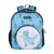 Amazon Basics Trendy and Spacious Dino Theme Kids Backpack | Comfortable Padding | 14 Inches (Sky Blue)