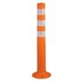 Aktion Safety Flexible Plastic Spring Post Barrier (Orange), (Pack of 10)