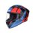 Smk Stellar Sports S01 Faro Helmet ISI Dot & Ece- 06 Certified Full Face Helmet with Anti Fog Clear Visor Helmet