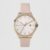 Tommy Hilfiger Quartz Pink Dial Pink Leather Strap Analog Watch for Women