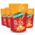 Granamma Crunchy Butter Murukku| Pack of 4, 500g| Traditional South Indian Snacks| Ready-To-Eat Snack| Fresh Oil Used in every Batch| No Added Preservative (125g x 4)