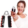 ANTINA Hand Gripper, Hard PVC Hand Grip For Exercise, 1 Piece Foam Hand Gripper, Hand Gripper For Exercise, Hand Gripper For Strengthen For Men, Women, Boys, Girls (Red)