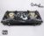 Sigri-wala Surya Toughened Glass Door Step Steel Manual Gas Stove(2 Burners)