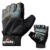 Aprodo Beginner Gym Gloves with Wrist Support Strap | 1 Pair – Free Size (Black) | Fitness Gloves with Leather Foam Fabric | Wrist Band for Dumbbell, Exercise & Gym Workout
