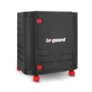 Livguard Inverter Battery Trolley with Covered Box | Support Single Jumbo/Flat Plate/Tall Tubular Battery |Heavy-Duty, Easy-Move Stand for Inverter and Battery – Black Red