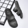 RED TAPE Men Slides(Black , 8)