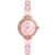 TIMEX Womens 28 mm Mother of Pearl Pink Dial Ceramic Bracelet Analogue Watch – TWEL15701 (WTITWEL15701, Not assigned, Not assigned)