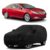 Sulfar 100% Water Resistant Car Body Cover Compatible with Mirror for Hyundai Sonata Transform (Triple Stitched, Full Bottom Elastic, Black)