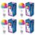 Crompton Immensa 9-Watt E27 WiFi Smart LED Bulb with Music Sync, 16 Million Colors, Compatible with Amazon Alexa and Google Assistant_Pack of 4