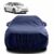 Sulfar 100% Water Resistant Car Body Cover Compatible with Mirror for Toyota Prius (Triple Stitched, Full Bottom Elastic, Navy Blue)