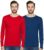 Amazon Brand – Symbol Men’s Solid Regular T-Shirt (Pack of 2) (SS19MNTEE04-2_Multicolor2_M)