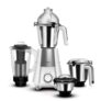 Wipro Elato Divine FMG 213 800 Watt Mixer Grinder with 4 Jars,Heavy Duty 100% Copper Ball Bearing Motor with 5 Year Warranty,Superfast Grinding,Clip Lids – Hands Free use, 4 Jars Mixer Grinder, White