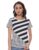Pepe Jeans Women’s Striped Regular fit T-Shirt (PL504557_Mousse Small)