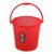 Cello Frosty Bucket DLX, 25 litres, Red (CLO_FRSTY_BCKT_25L_RED, Plastic)