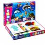 Negi Hobby Arts Senior Water World Stencil Art & Craft Kit with Glitter Colors | Reusable Ocean Theme Drawing Stencils, Creative DIY Activity Set for Kids Ages 5+