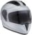 Steelbird SA-1 Aeronautics Full Face Helmet Silver, Size: L(57-58 cm)