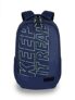 Gear Keep It Real 40L Large Water Resistant School Bag/Casual 5 Compartment Backpack/Daypack/Travel Standard Backpack/Kids Bag/College Bag For Boys/Girls/Men/Women (Navy-Green)