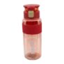 Attro Active Sports 1000ml Water Bottle with Flip Top Lid & Easy to Carry Handle ML Marking Mention for Daily Water Intake BPA Free Leak Proof – Red