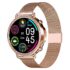 Vibez by Lifelong Smart Watch for Women 1.28″ AMOLED Always on Display, Bluetooth Calling, Voice Assistance, 60Hz Refresh Rate, 600 NITS, Health Tracker, Leather & Silicone Straps (Glam Series)