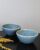 VOLA Organic Big Bowl Set of 2 Aesthetic Design Made with Ceramic (Porcelain) Premium Material Home & Office Use Kitchen & Dining Luxury Tableware Ideal for Gifting Medium Teal