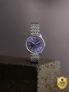 SONATA Poze 8 Sonata Poze 8 Quartz Arsenic blue Dial Gun Stainless Steel Strap Analog Watch  – For Men