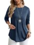 Noble Monk Women Round Neck T-Shirt | Full Sleeve |Regular fit Tshirt for Women
