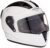 Steelbird SA-1 Aeronautics Full Face Helmet White, Size: M(55-56 cm)