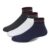 Fitness Mantra® 3 Pairs Sports Ankle Cotton Socks | Free Size| Breathable| Daily Use| Multicolor|