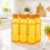 Nayasa Revello 1000 ML Pet Plastic Fridge Water Bottles Set of 6 | BPA Free | Leak Proof | Airtight Lid | Orange